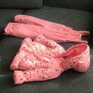 Sold🐥Gymboree Jacket&Overalls 12-24 mo Pink Stars
